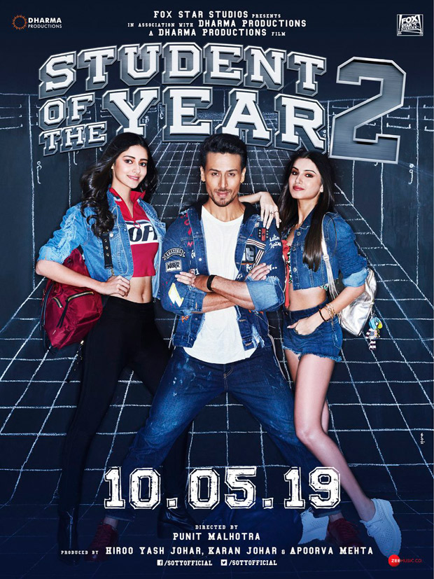 Tiger Shroff, Ananya Panday, Tara Sutaria starrer Student Of The Year 2 to now release on May 10, 2019