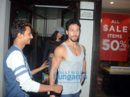 Tiger Shroff and Disha Patani spotted at Bastian in Bandra