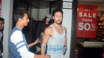 Tiger Shroff and Disha Patani spotted at Bastian in Bandra