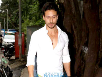Tiger Shroff snapped at Sanjay Leela Bhansali's house in Juhu