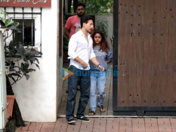 Tiger Shroff snapped at Sanjay Leela Bhansali's house in Juhu