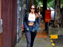 Vaani Kapoor spotted after yoga class in Bandra