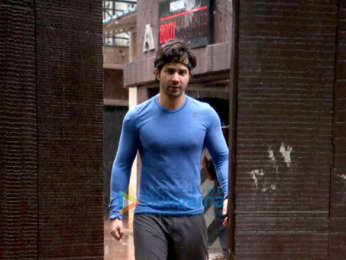 Varun Dhawan and Ananya Panday snapped at the gym