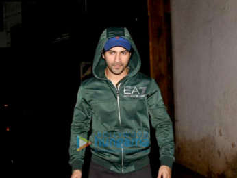 Varun Dhawan and Kartik Aaryan snapped outside the gym