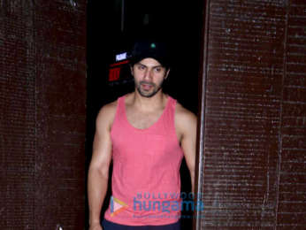 Varun Dhawan snapped at gym