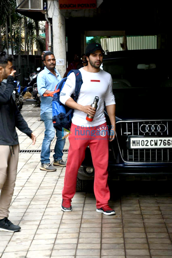 Varun Dhawan snapped at post rehearsals for Bhushan Kumar and Remo D’Souza’s untitled