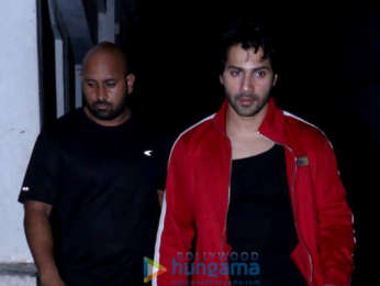 Varun Dhawan spotted at a clinic