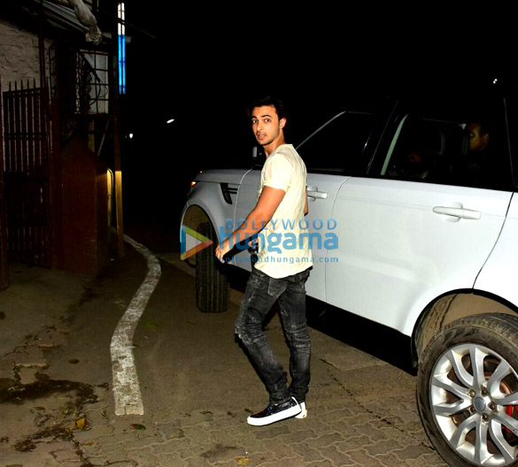 Aayush Sharma spotted at dubbing studio in Bandra