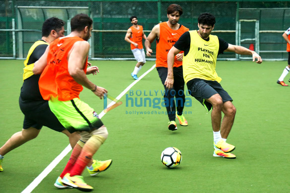 aditya roy kapur snapped during soccer practice 2