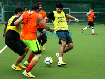 Aditya Roy Kapur snapped during soccer practice