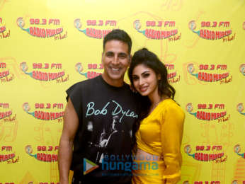 Akshay Kumar and Mouni Roy promote their film 'Gold' at 98.3 FM Radio Mirchi office