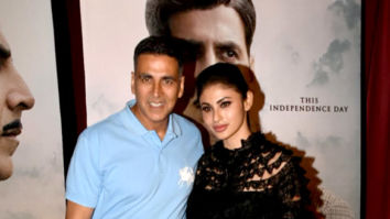 Akshay Kumar and Mouni Roy snapped promoting Gold
