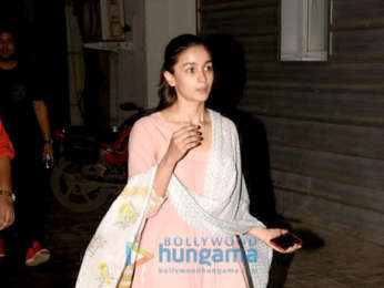 Alia Bhatt snapped after dance rehearsals in Juhu