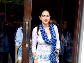 Ananya Pandey and Sara Ali Khan snapped at Bastian in Bandra