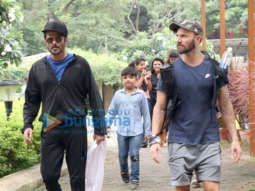 Anil Kapoor snapped at a park in Juhu