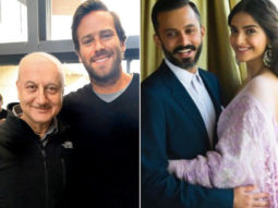 Anupam Kher introduces Sonam Kapoor – Anand Ahuja to Hollywood actor Armie Hammer and his family