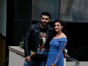 Arjun Kapoor and Parineeti Chopra snapped promoting Namaste England