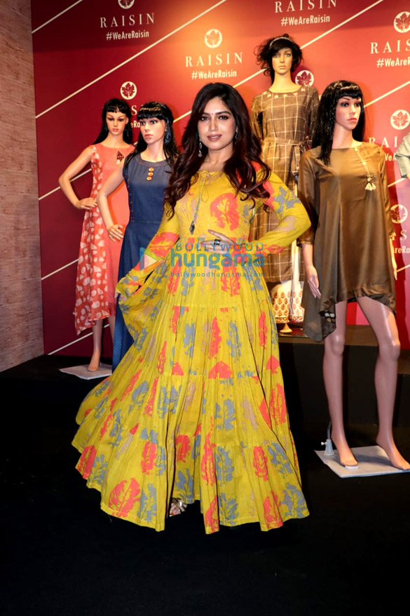 bhumi pednekar graces the launch of raisin contemporary fusion wear 2