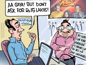 Bollywood Toons: ‘Achche Din Kahan hai’ changed to Achche din aagaya in Fanney Khan!