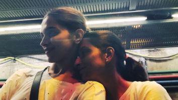 Boyfriend Ranveer Singh captures a cute moment between girlfriend Deepika Padukone and her sister Anisha Padukone