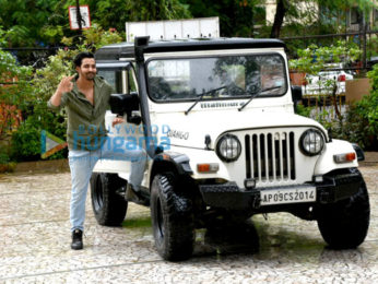 Gurmeet Choudhary and Harshvardhan Rane snapped promoting their film Paltan