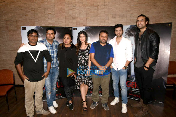 cast and crew of genius snapped promoting their film 1