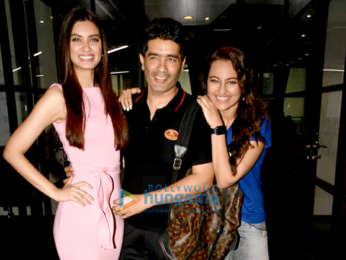 Cast of Happy Phirr Bhag Jayegi snapped during promotions