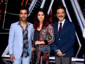 Cast of the film Fanney Khan snapped promoting their film on sets of Indian Idol 10