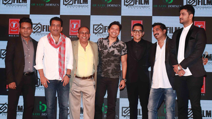 Celebs SPOTTED at the music launch of the upcoming movie 22 Days