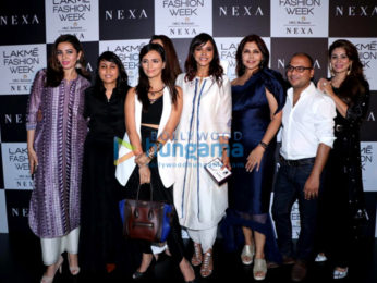Celebs grace Urvashi Juneja's show at the Lakme Fashion Week