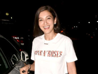 Gauahar Khan snapped at Silver Beach Cafe