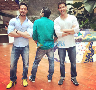 On The Sets Of The Movie Hrithik Roshan and Tiger Shroff’s untitled next