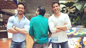 On The Sets Of The Movie Hrithik Roshan and Tiger Shroff’s untitled next