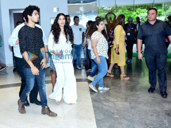 Ishaan Khatter and Janhvi Kapoor snapped at Whistling Woods