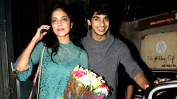 Ishaan Khatter and Malavika Mohanan snapped at Pali Bhavan in Bandra