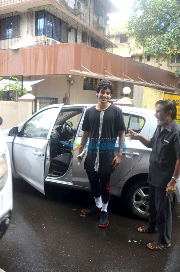 Ishaan Khatter snapped at the Matrix office in Bandra