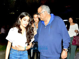 Janhvi Kapoor and family snapped at BKC