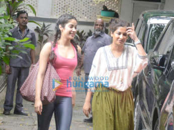 Janhvi Kapoor snapped outside Gauri Shinde's office in Bandra