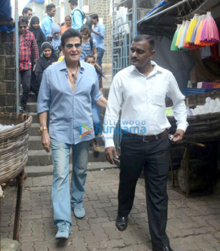 Jitendra snapped at Mount Mary Church in Bandra