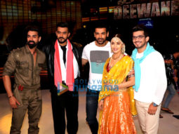 John Abraham promotes his film Satyameva Jayate on the sets of Dance Deewane