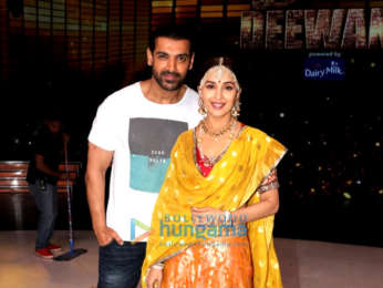 John Abraham promotes his film Satyameva Jayate on the sets of Dance Deewane