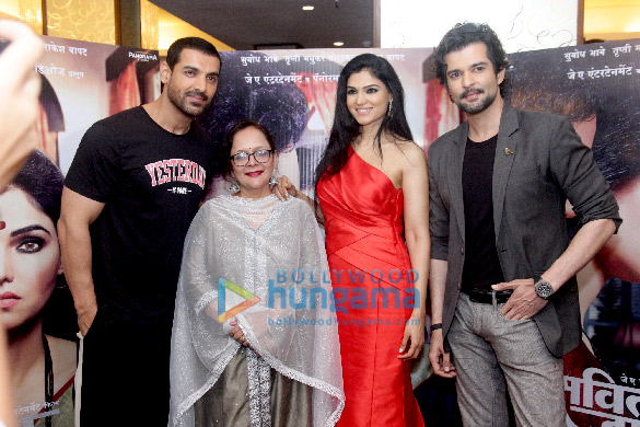 john abraham promotes his marathi film at sun n sand 2