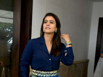 Kajol and Riddhi Sen snapped promoting the film Helicopter Eela