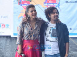 Kajol snapped promoting her film Helicopter Eela at NM College