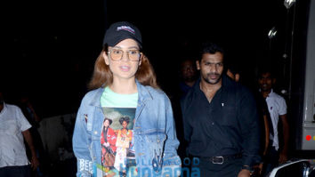 Kangana Ranaut spotted post a shoot for the film ‘Mental Hai Kya’ in Bandra