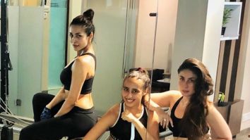Kareena Kapoor Khan and Malaika Arora FLAUNT TONED ABS post pilates session