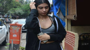 Khushi Kapoor snapped at Farmers’ Cafe