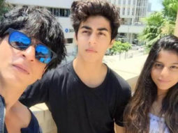LEAKED: Shah Rukh Khan spotted at Dubai airport with Aryan and Suhana Khan