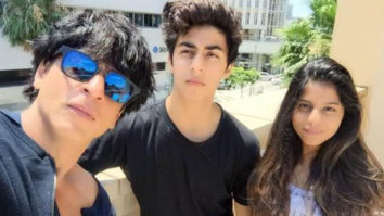 LEAKED: Shah Rukh Khan spotted at Dubai airport with Aryan and Suhana Khan
