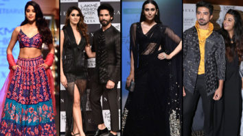 Lakme Fashion Week Winter Festive 2018 Day 3: Shahid Kapoor, Janhvi Kapoor, Karisma Kapoor, Disha Patani, Soha Ali Khan, Huma Qureshi and Saqib Saleem stun as showstoppers!